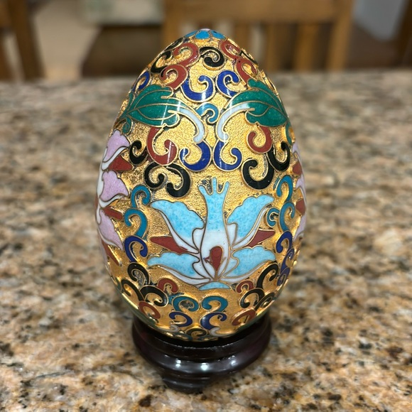 Cloisonné Egg - New - Picture 1 of 3